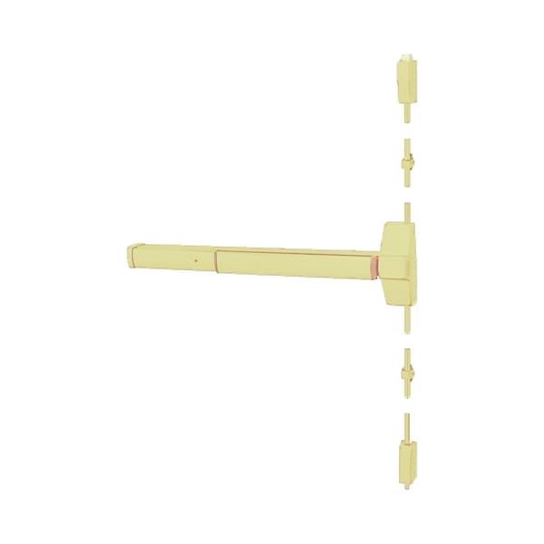 SVR Exit Device, 605 Bright Brass, RHR, 36, SNB